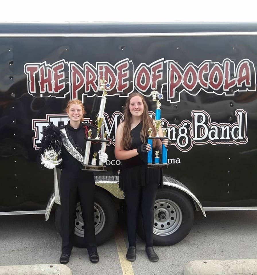 Pride of Pocola places at Glenpool Contest Pocola Public Schools